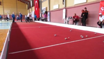 Yetişkin Gençler Bocce Turnuvası'nda Şampiyon Uşak