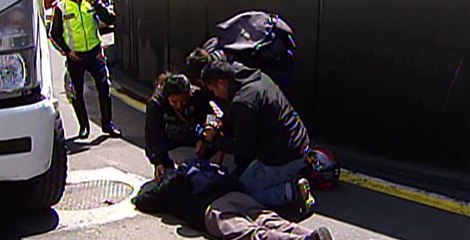 Un adulto mayor cayó de una altura de tres metros