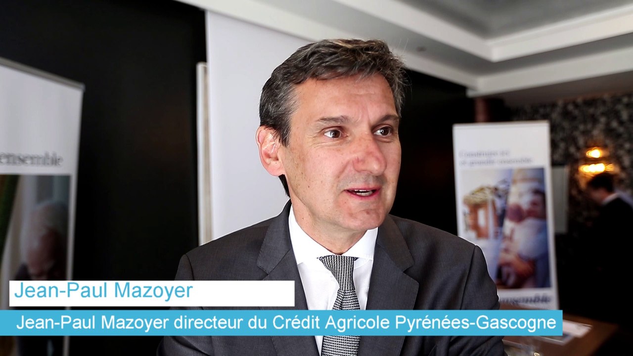 Jean-Paul Mazoyer, nouveau directeur du Crédit Agricole Pyrénées-Gascogne
