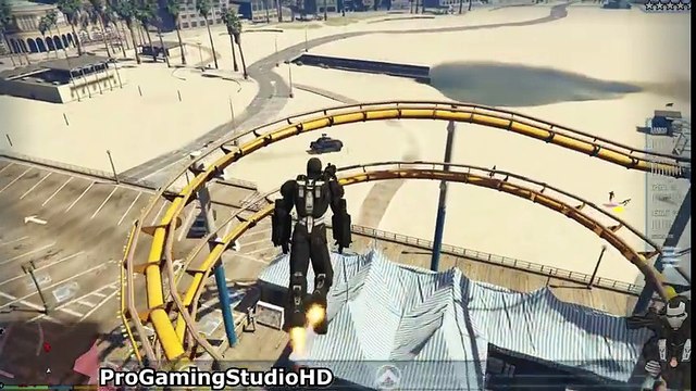 GTA 5 Iron Man - Ultimate WAR Machine Brutal Kill (GTA V PC Mods Gameplay)