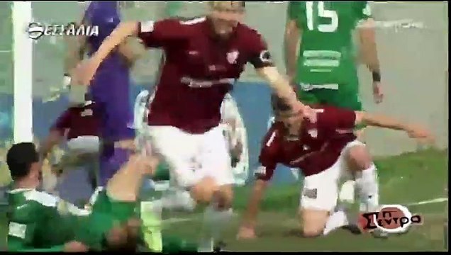 25η Αγροτικός Αστέρας-ΑΕΛ 0-1 2015-16 Στη σέντρα-Tv thessalia