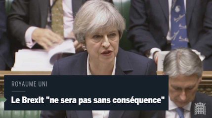 Télécharger la video: Le Brexit « ne sera pas sans conséquence pour le Royaume Uni », déclare Theresa May