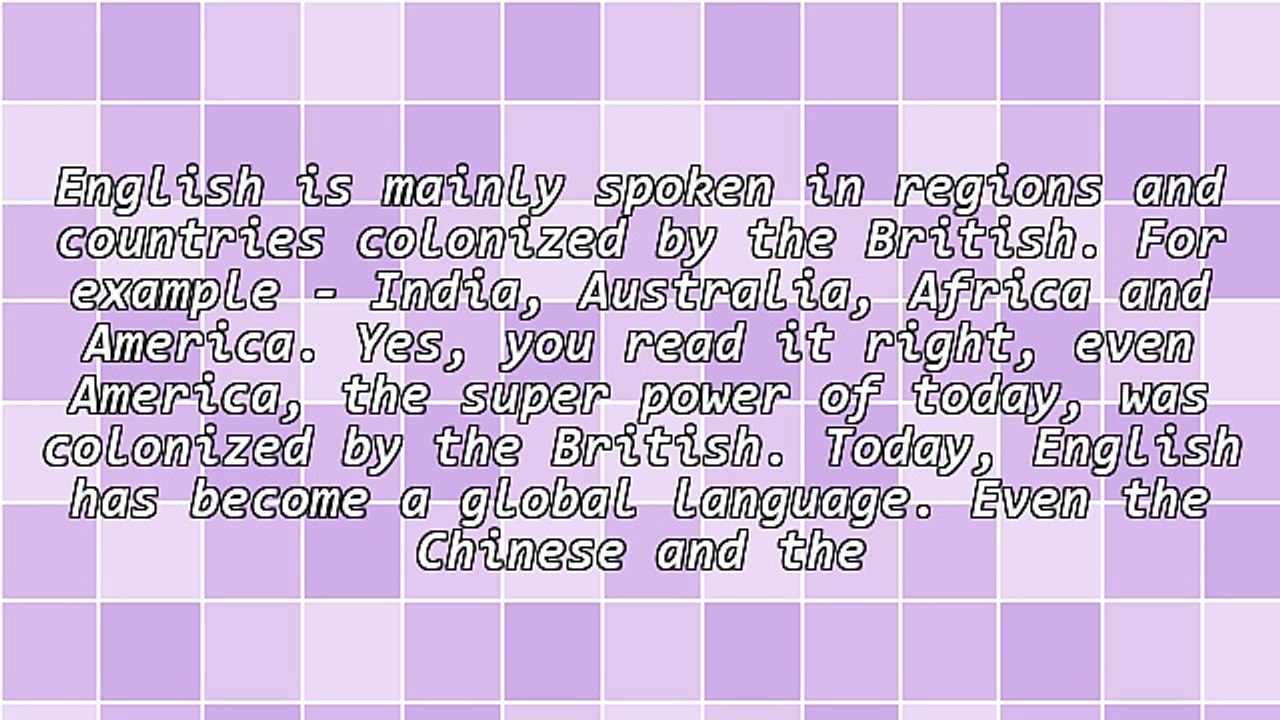 English Is A Funny Language