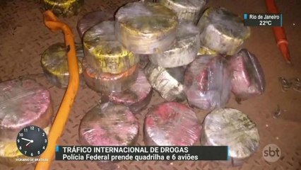 PF apreende seis aviões, 35 carros, e prende quadrilha de tráfico de drogas