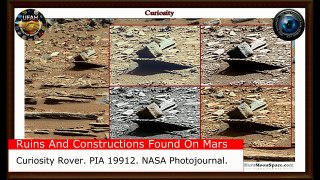 На снимках NASA с Марса видны остатки огромных конструкций