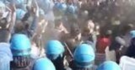 Riot Police Clash With Pipeline Protesters in Salento