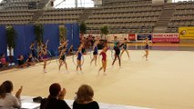 Démonstration gymnastique rythmique CF1 Louise à Belfort le 12/02/2017