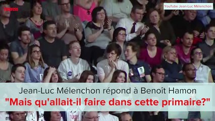 Jean-Luc Mélenchon répond à Benoît Hamon:"Mais qu'allait-il faire dans cette primaire?"