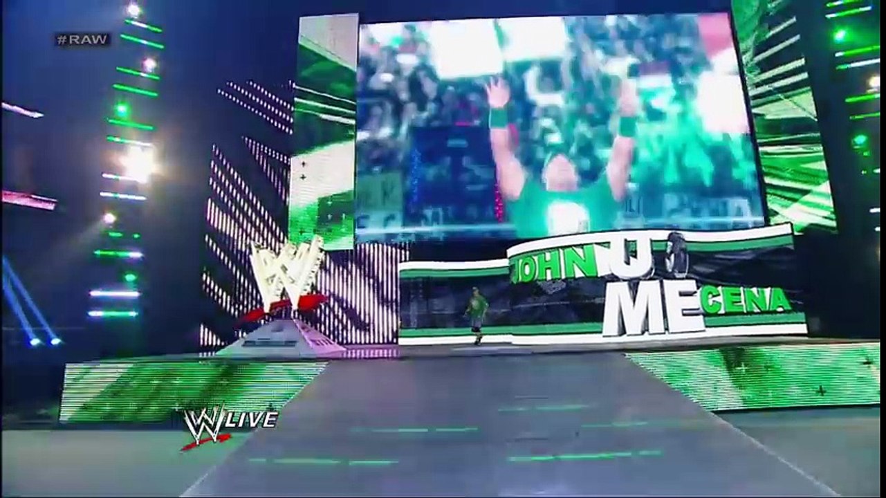 John Cena and Brock Lesnar brawl after John Laurinaitis