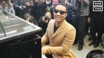 John Legend Surprises Morning Commuters