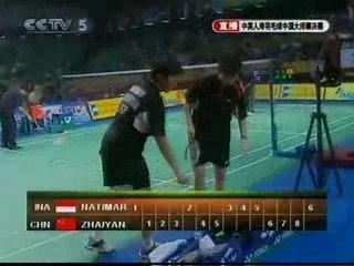 Badminton 2007 China Master WD final Game 3
