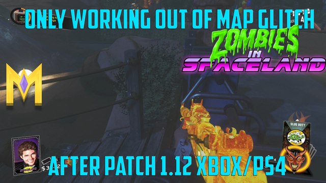 Zombies In Spaceland Glitches - ONLY Out Of Map GLITCH After Patch 1.12 - Out Of Map AFTER 1.12 Patch