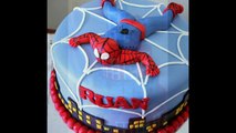Bolos Fakes cenograficos Homem Aranha para Festa Infantil