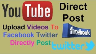 How to upload Youtube video on Twitter account