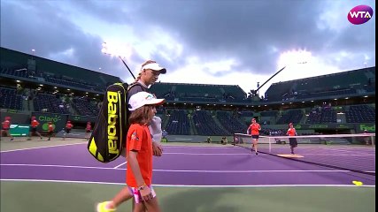 Wozniacki - Safarova 2-0  Miami Highlights HD  2017