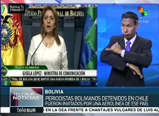 Bolivia: denuncian detención ilegal en Chile de grupo de periodistas