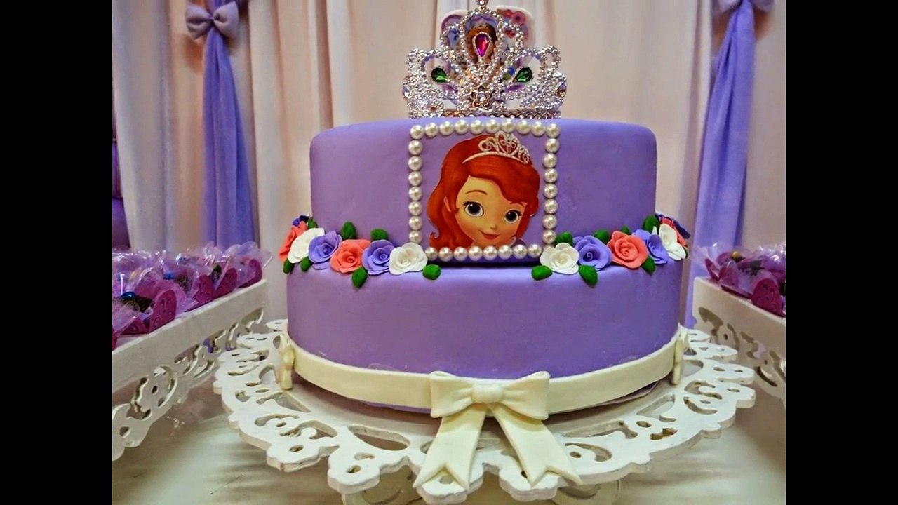 Bolos Fake %28cenografico%29 Princesa Sofia para Festa Infantil