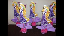 Centro de mesa Enrolados Rapunzel para Festa Infantil