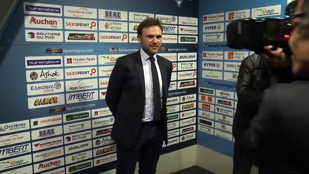 Hockey : Fabrice Lhenry analyse le match des Rapaces de Gap face aux Dragons de Rouen (5-3)