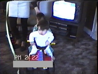 Kid had a hard time on his 1st Birthday