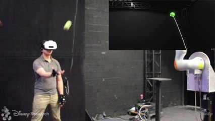 Catching a Real Ball in Virtual Reality