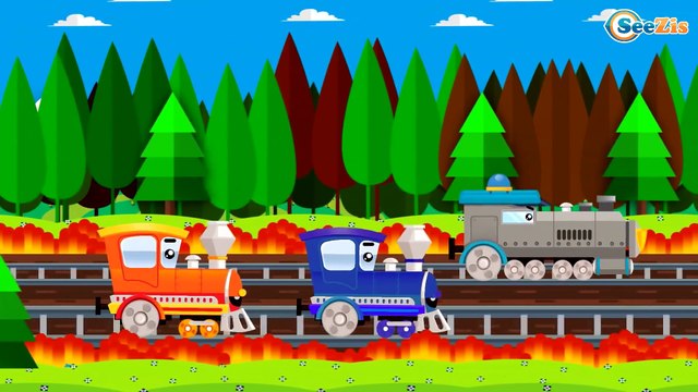 Trenes infantiles - Coches & Trenes para niños en español - Dibujos animados - Carritos para niños