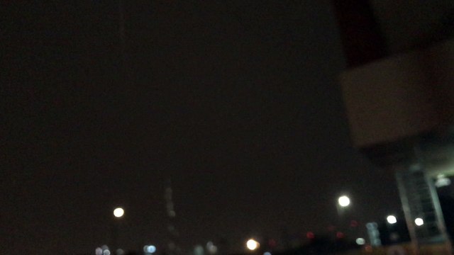 رعد وبرق . امطار دبي2017