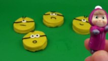 Play-Doh Minions Surprise Eggs - dddSpongebob, Masha, Thomas & Friends, Tom and Jer