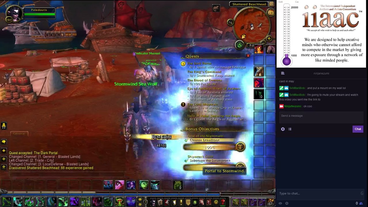 The most Unprofessional Stream World of Warcraft Demon Hunter 2017-029 Makin my Garrison