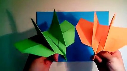 Origami Boomerang Paper Plane-uxcw4jxuLzs