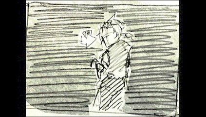Short animatic of Treasure Island - (very rough pencil sketches)