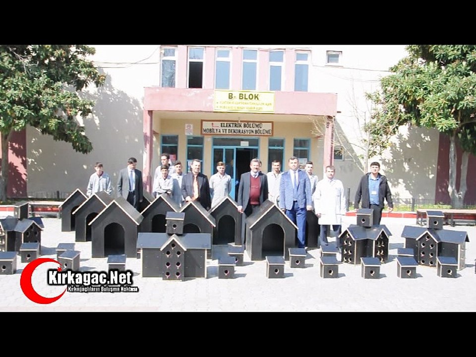 KIRKAĞAÇ'TA KÖPEK ve KUŞ EVLERİ HAZIR(Haber: Hakan Demir(İHA) www.kirkagac.net