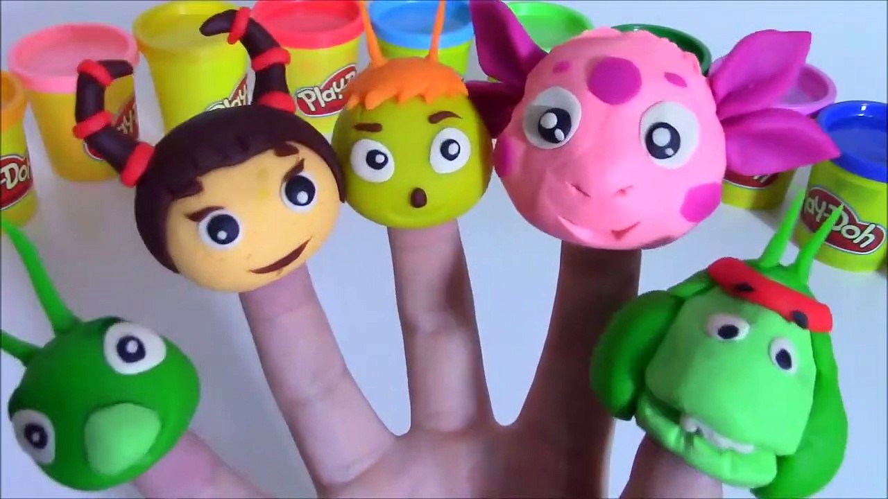 Luntik Moonzy Finger Family Play Doh Nursery Rh...