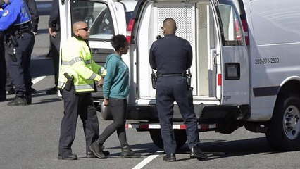 Washington'da polisi alarma geçiren kadın şoför