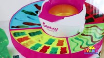 GIANT GUMMY CANDY MAKER! DIY gummy bear  Gummies worm! Kids Candy Review