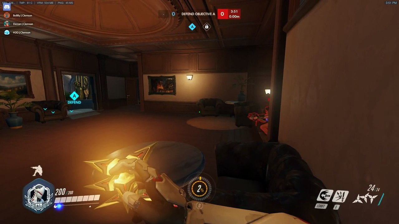 Overwatch: Restrain yourself, Genji. Don't do it. Focus. Remember your mission Genji, get Widow