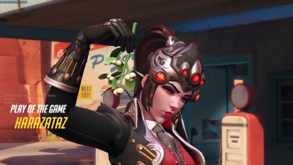 Overwatch: Nobody expects the payload Widow.