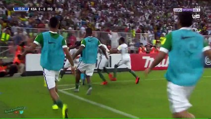 ★ SAUDI ARABIA 1-0 IRAQ ★ 2018 World Cup Qualifiers - Goal ★