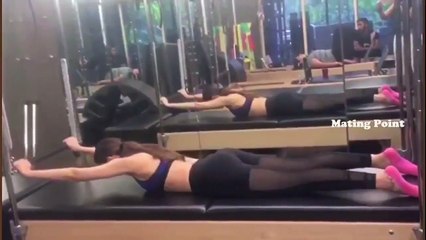 Deepika Padukone hot workout at gym