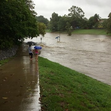 Brisbane Creeks Overflow With Floodwaters