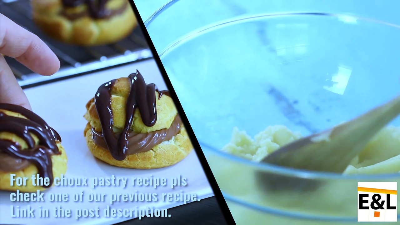 Choux au Craquelin - Crispy Cream Puffs