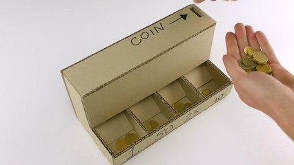 DIY Coin Sorting Machine from Cardboard