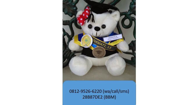 0812-9526-6220 - Boneka wisuda Purwakarta - Grosir Boneka wisuda - Pusat boneka wisuda
