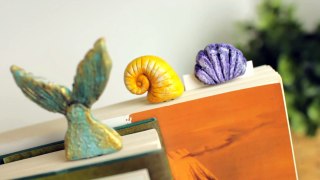 DIY Bookmarks for Back To School & Book Lovers _ Easy Polymer Clay Tutorial! _ Mermaid DIY -GWSVYuFyHtQ