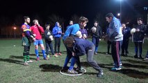Rugby Tour Provence - Cadrage défensif à Boxing Club Islois