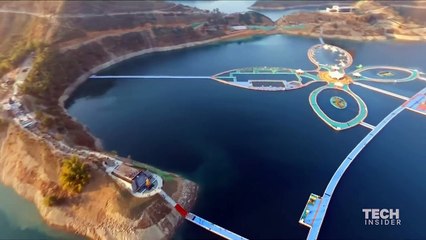 Chinese floating walkway is 2x longer than Manhattan