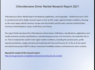 Chlorobenzene Dimer Market Research Report 2017