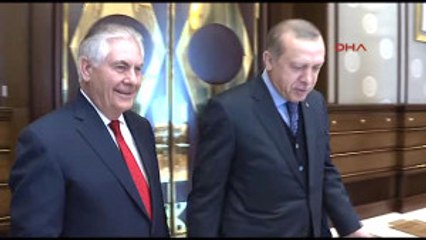 Cumhurbaşkanı Erdoğan, ABD Dışişleri Bakanı Rex Tillerson'ı Kabul Etti