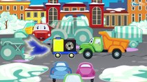 Camión de Bomberos, Camión y Carros de Carreras - Carritos Para Niños - Videos para niños