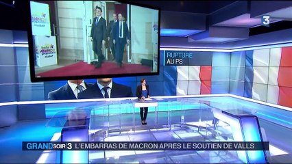 Présidentielle : l'embarras de Macron après le soutien de Valls
